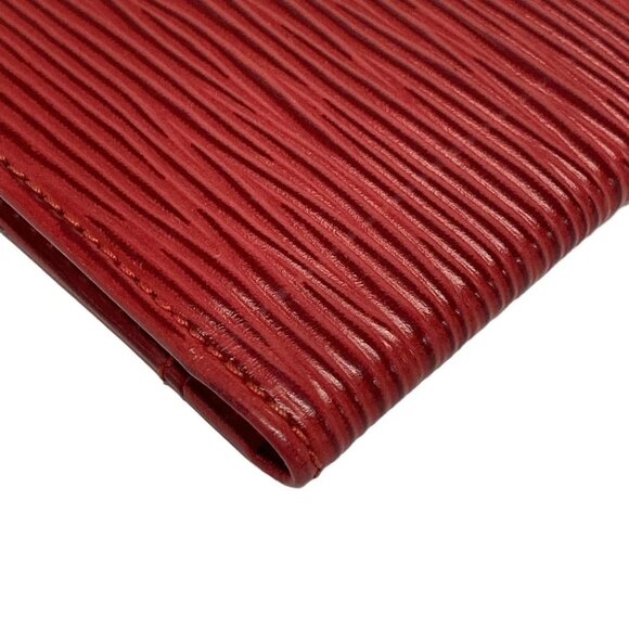 LOUIS VUITTON Organizer de Poshe Rouge Epi - Card Case 182-062725 - Picture 6 of 11